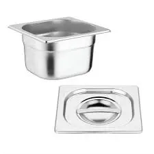 Bac gastro + couvercle GN 1/6 100 mm