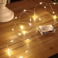 Guirlande 40 LED blanc chaud 2 m